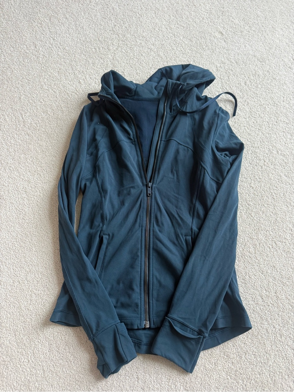 lululemon athletica Deep Teal Full-Zip Hooded Jacket